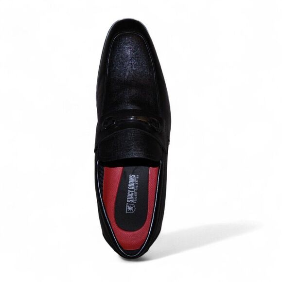 Stacy Adams Kaylor Leather Bit Slip-on Loafers‎ Men\'s 12M Black 25572-001 main image 4